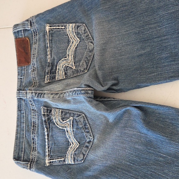 Big Star Flare Jeans in Classic Blue **These Have Been Shortened. Sz 27 Short - Picture 8 of 8